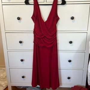 Red Midi Dress